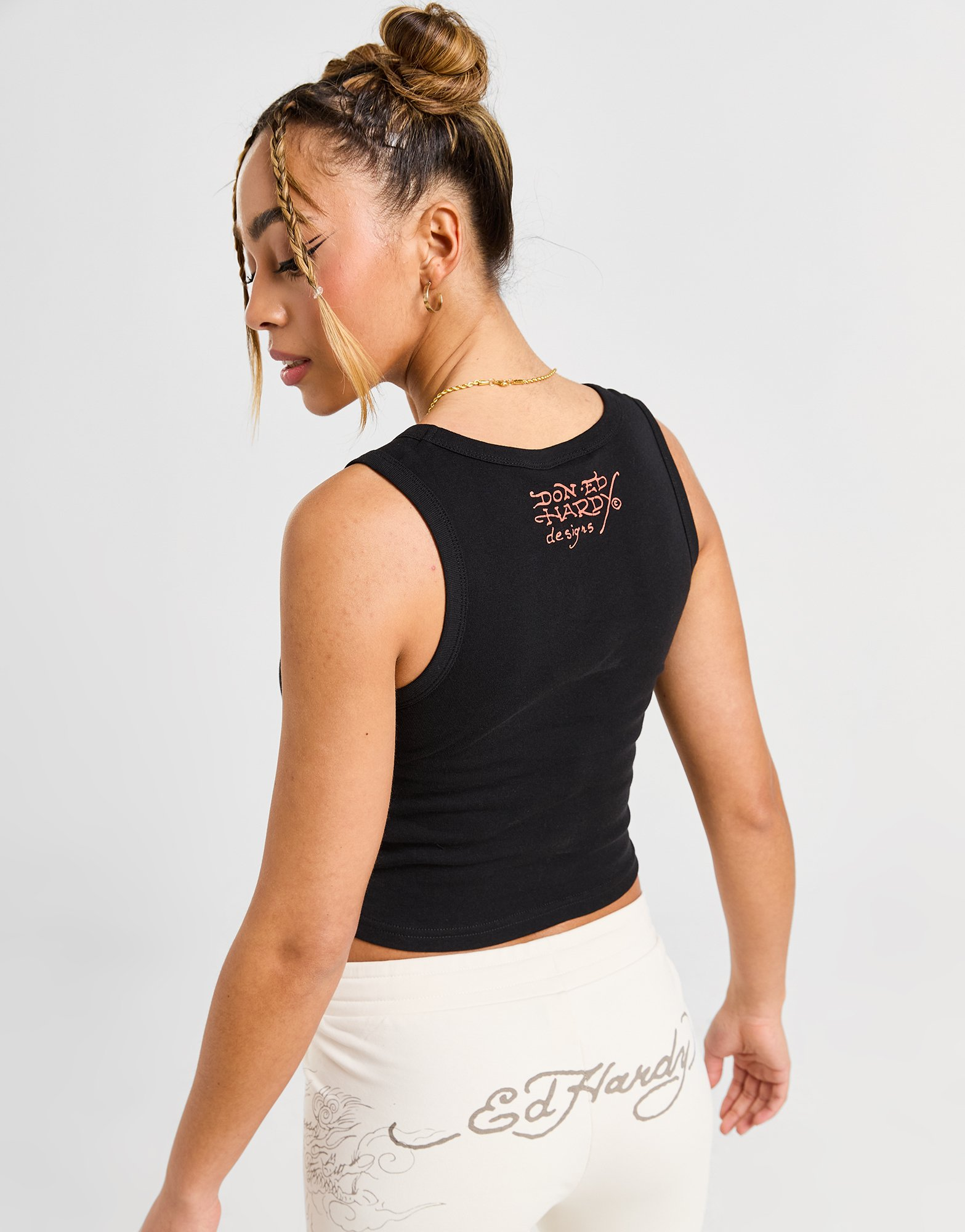 Ed Hardy Débardeur Dagger Rib Femme