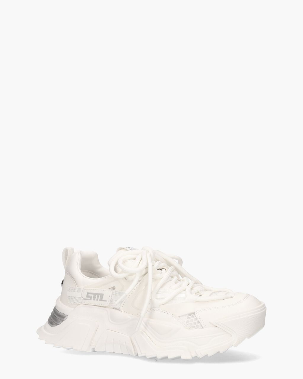 Steve Madden Kingdom-E Wit Damessneakers