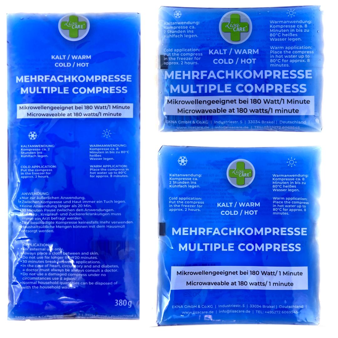 LisaCare Mehrfachkompressen Warm/Kalt - Set