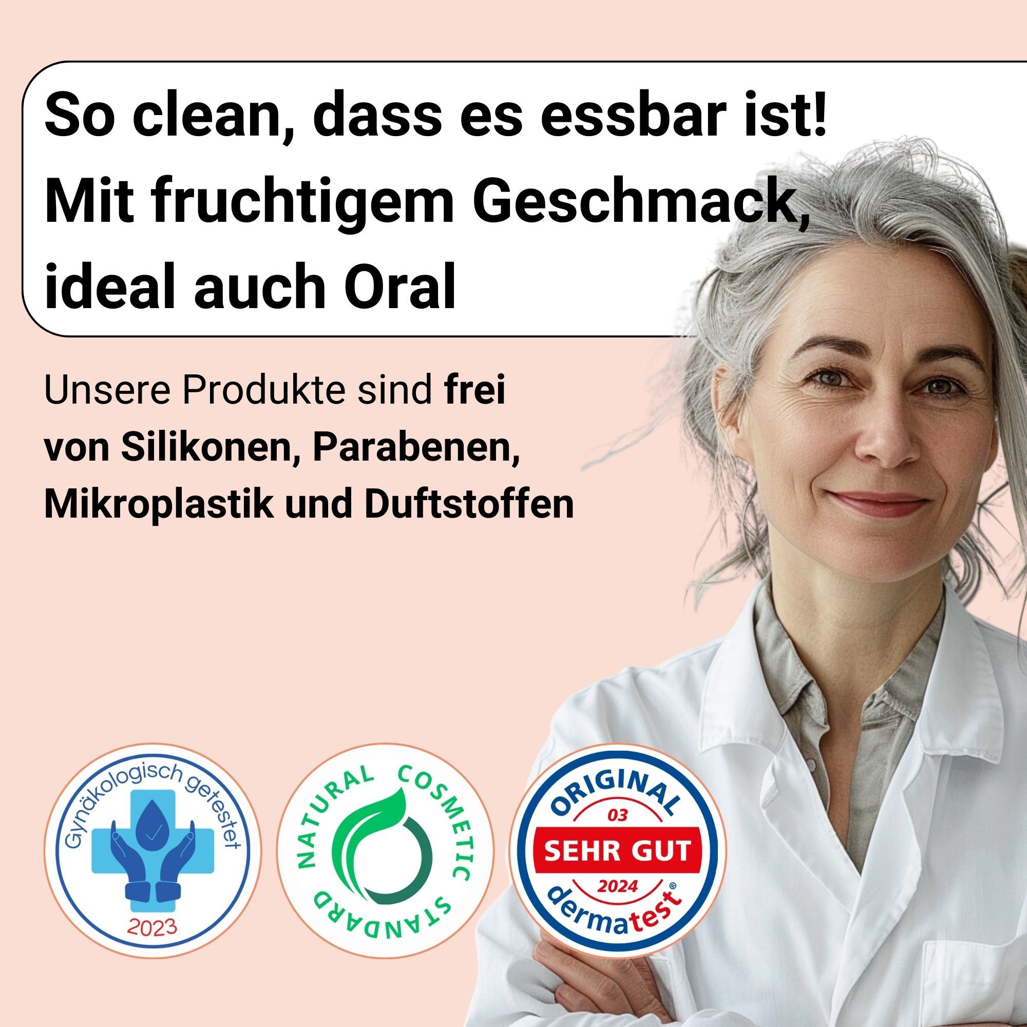 ohtastic Natürliches Sensitiv Gleitgel mit Hyaluron