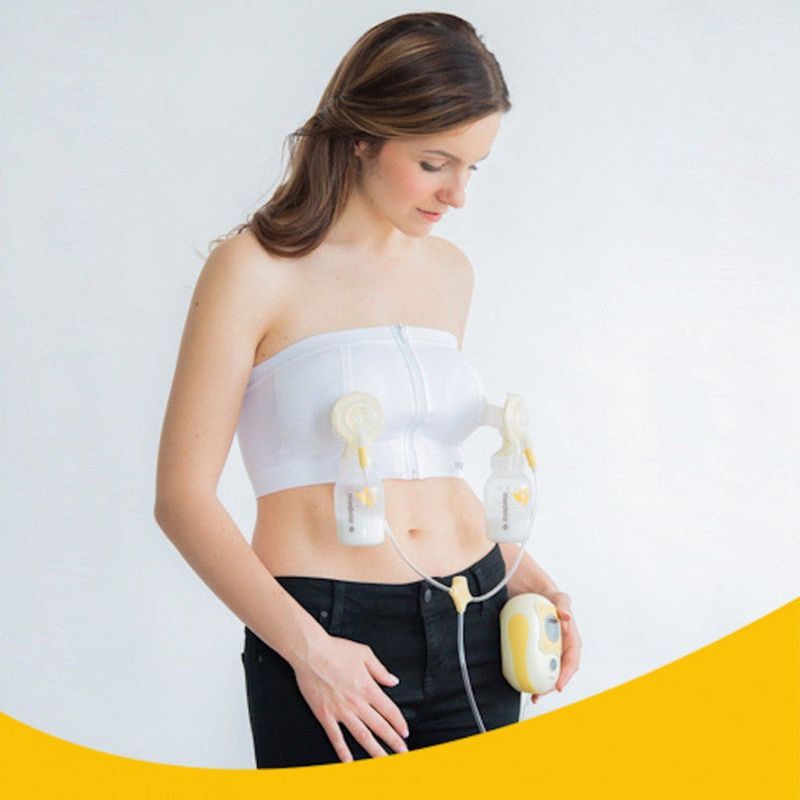Medela - Easy Expression Bustier - Kolfbh - Wit - Katoen/Elasthaan
