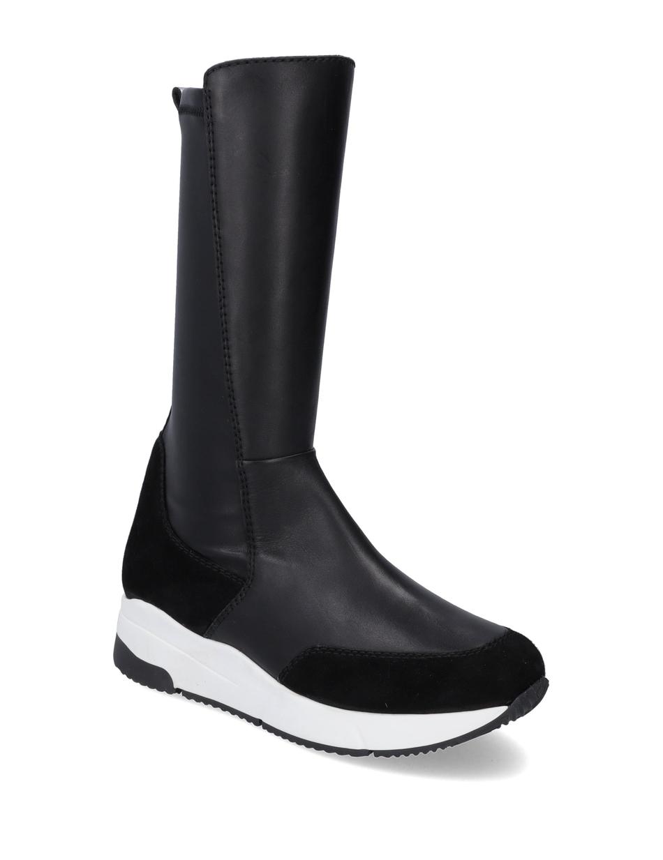 Stiefel Enna 04, schwarz-kombi