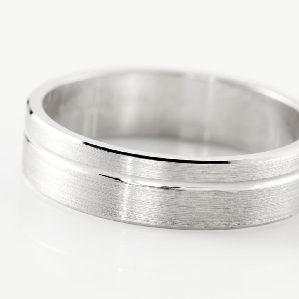 Alliance Abygail Ruban Plat Argent Blanc