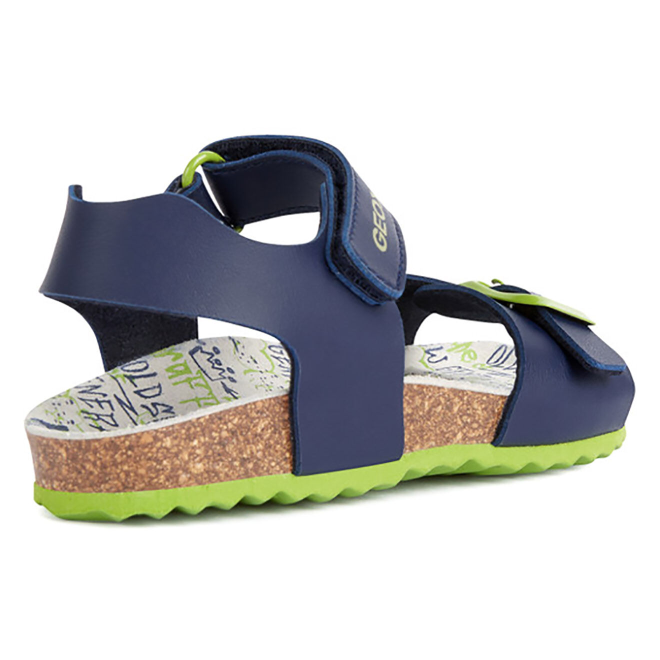 Geox Sandales Ghita bleu marine/citron
