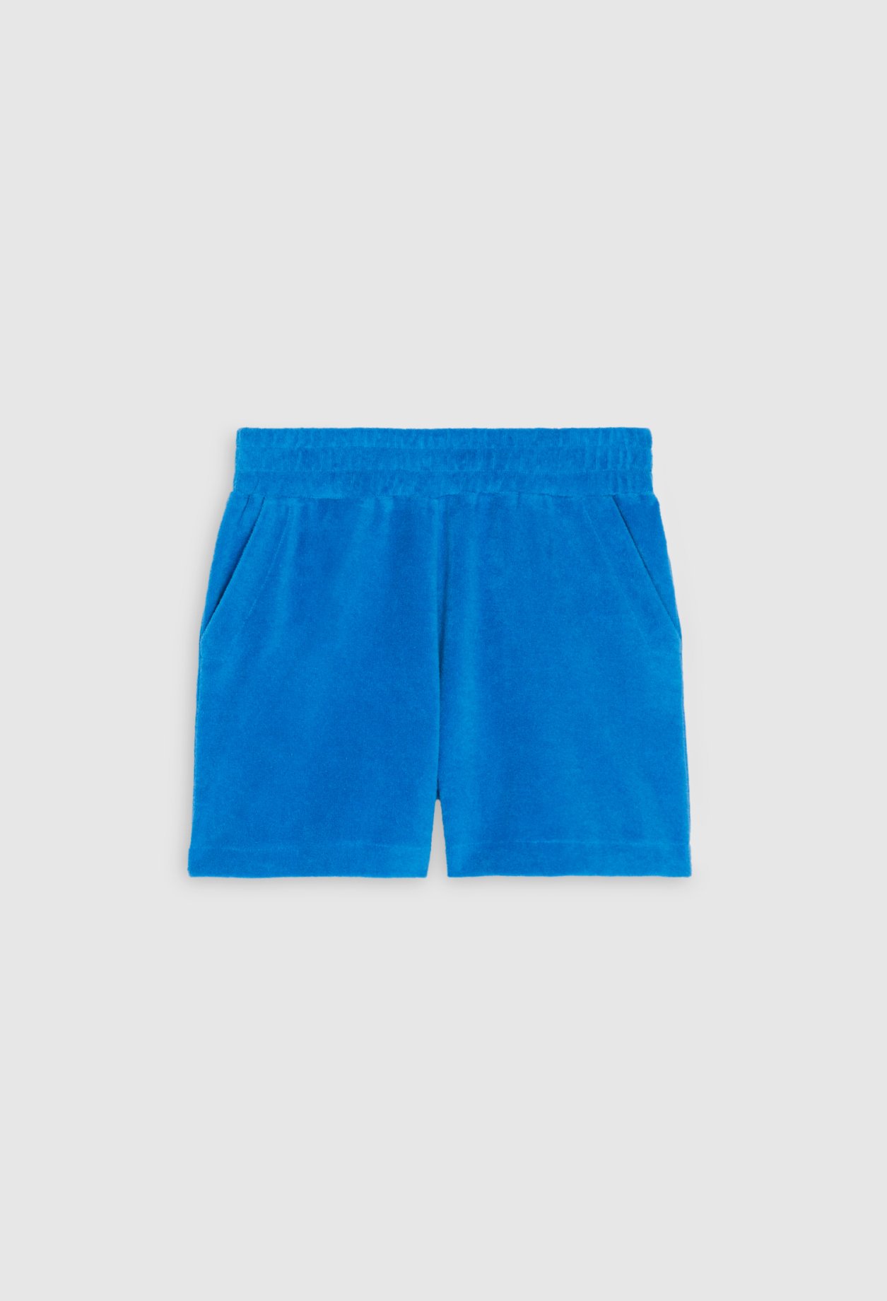Short eponge bleu