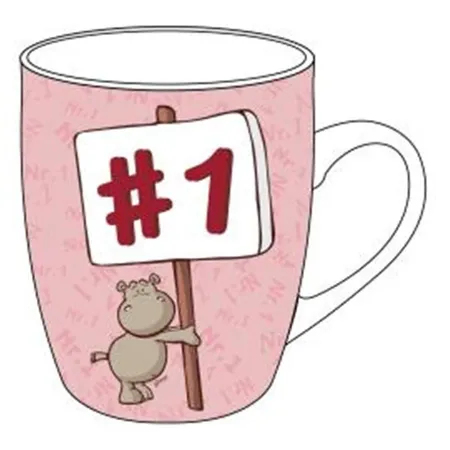 NICI Tasse Nr. 1 mit niedlichem Nilpferd