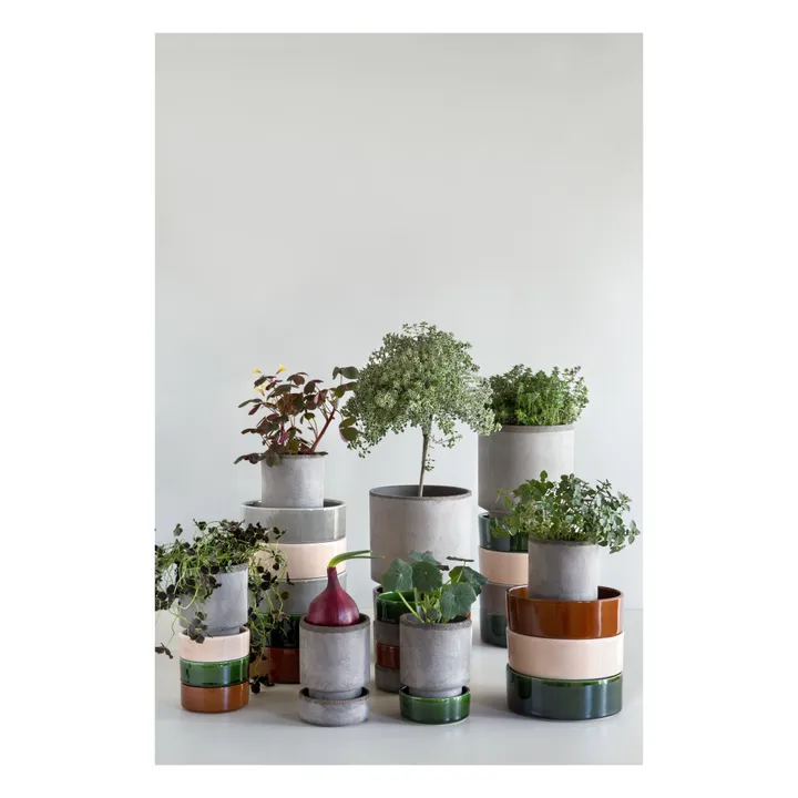 Bergs Potter Soucoupe pour pot Hoff glacée | Vert