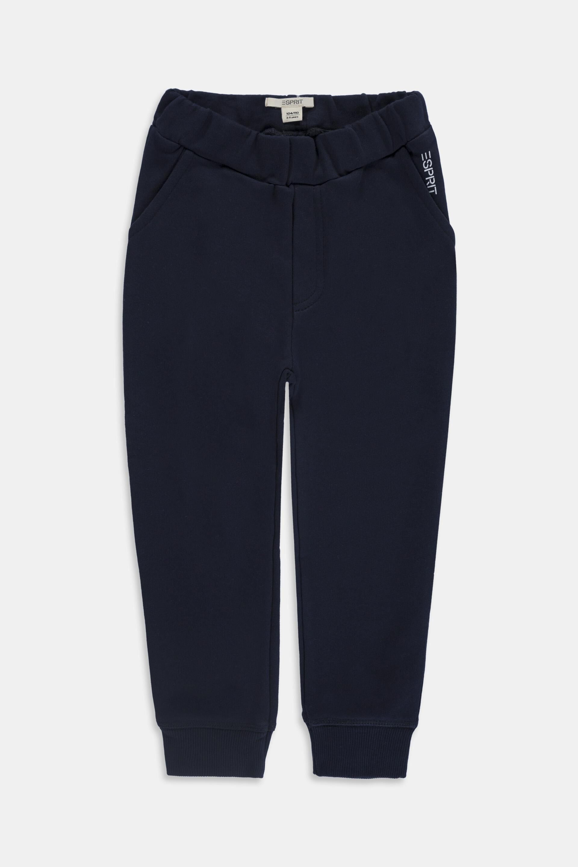 Pantalon molletonné basique, 100 % coton
