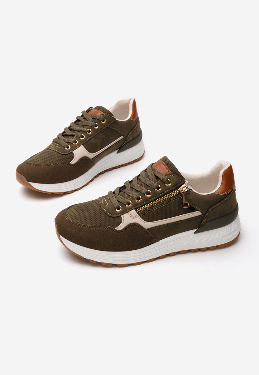 Baskets pour hommes vert Nicholas