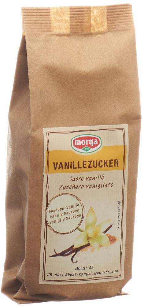 MORGA Vanillezucker<br>250 g, Beutel, Bourbon