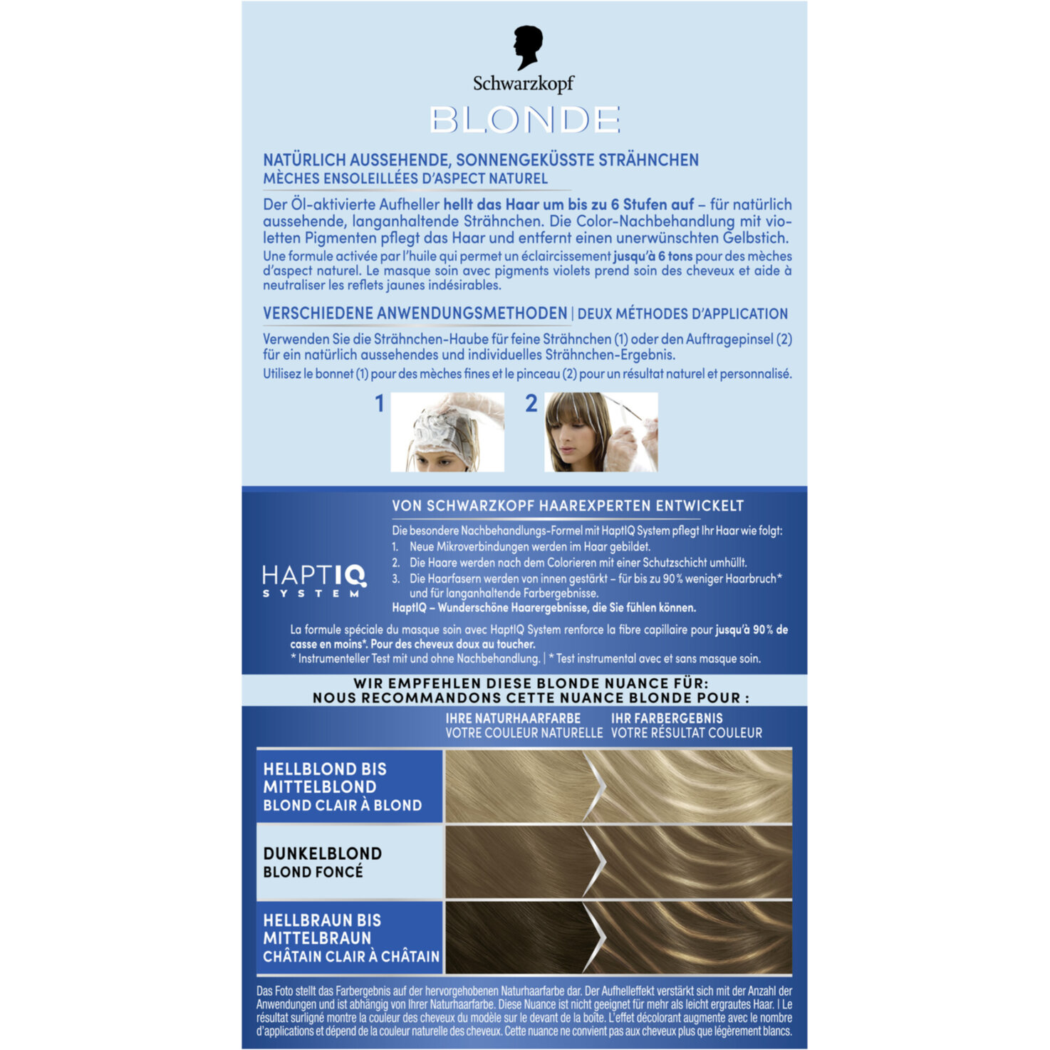 Schwarzkopf Blonde Super Strähnchen M1