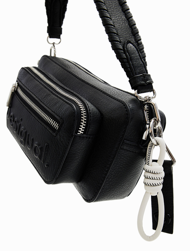 Desigual Bag_Half Logo | NOIR