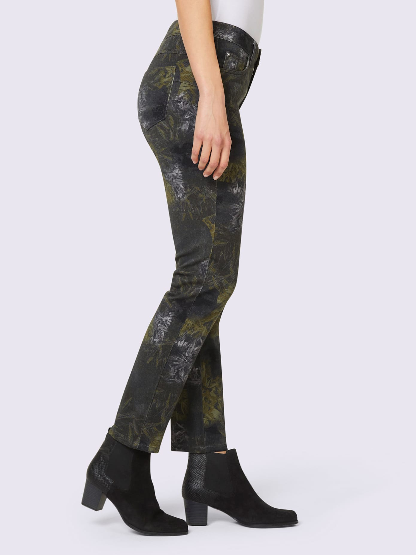 Pantalon imprimé imprimé aux coloris harmonieux
