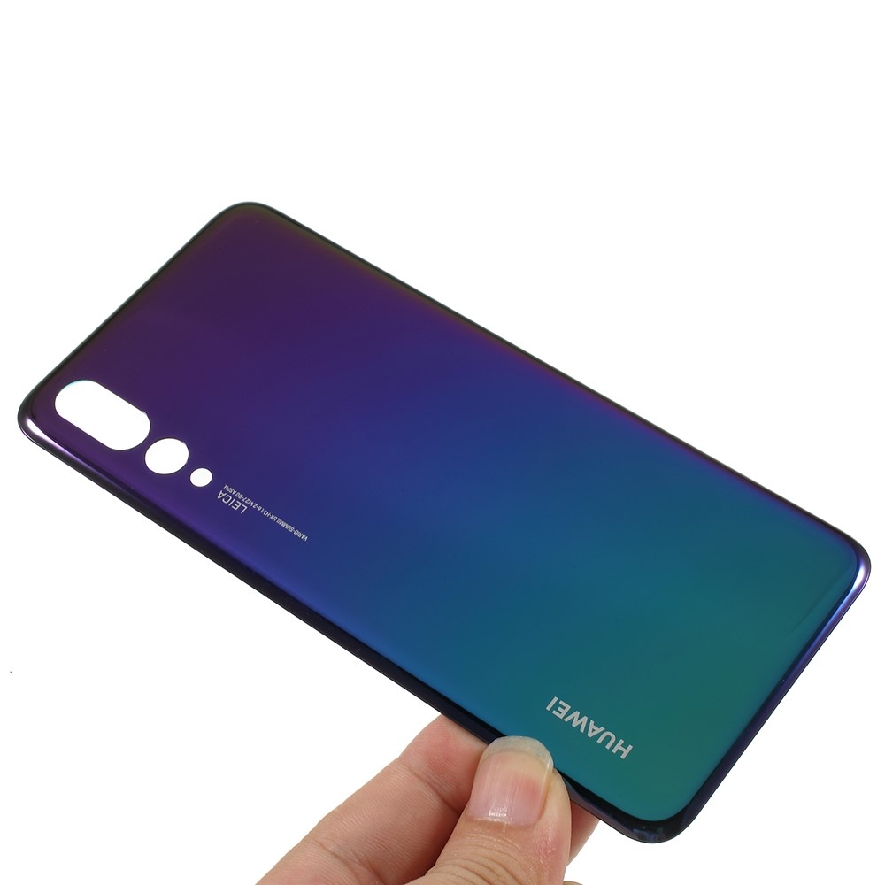 (OEM) Huawei P20 Pro Backcover / Rückseite mit Kleber - Twilight (Blau)
