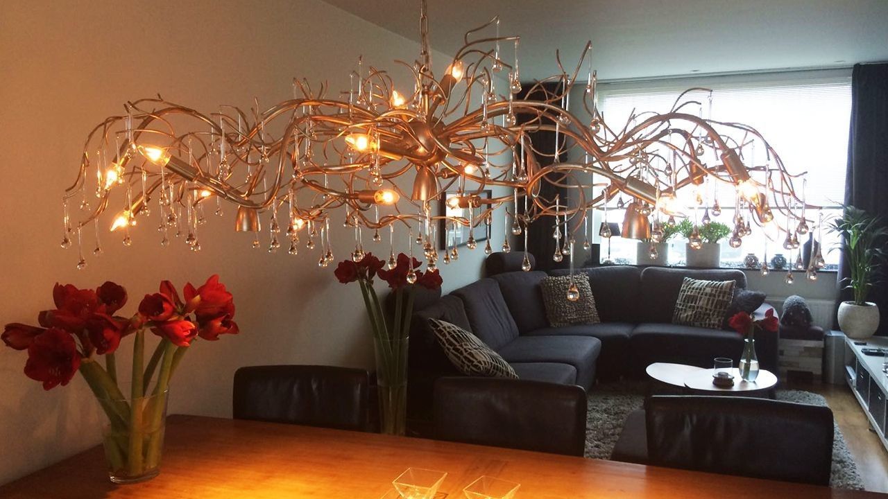 Hanglamp LB450-16+3 BZ Como  | Leclercq & BouwmanB160 x D80 cm