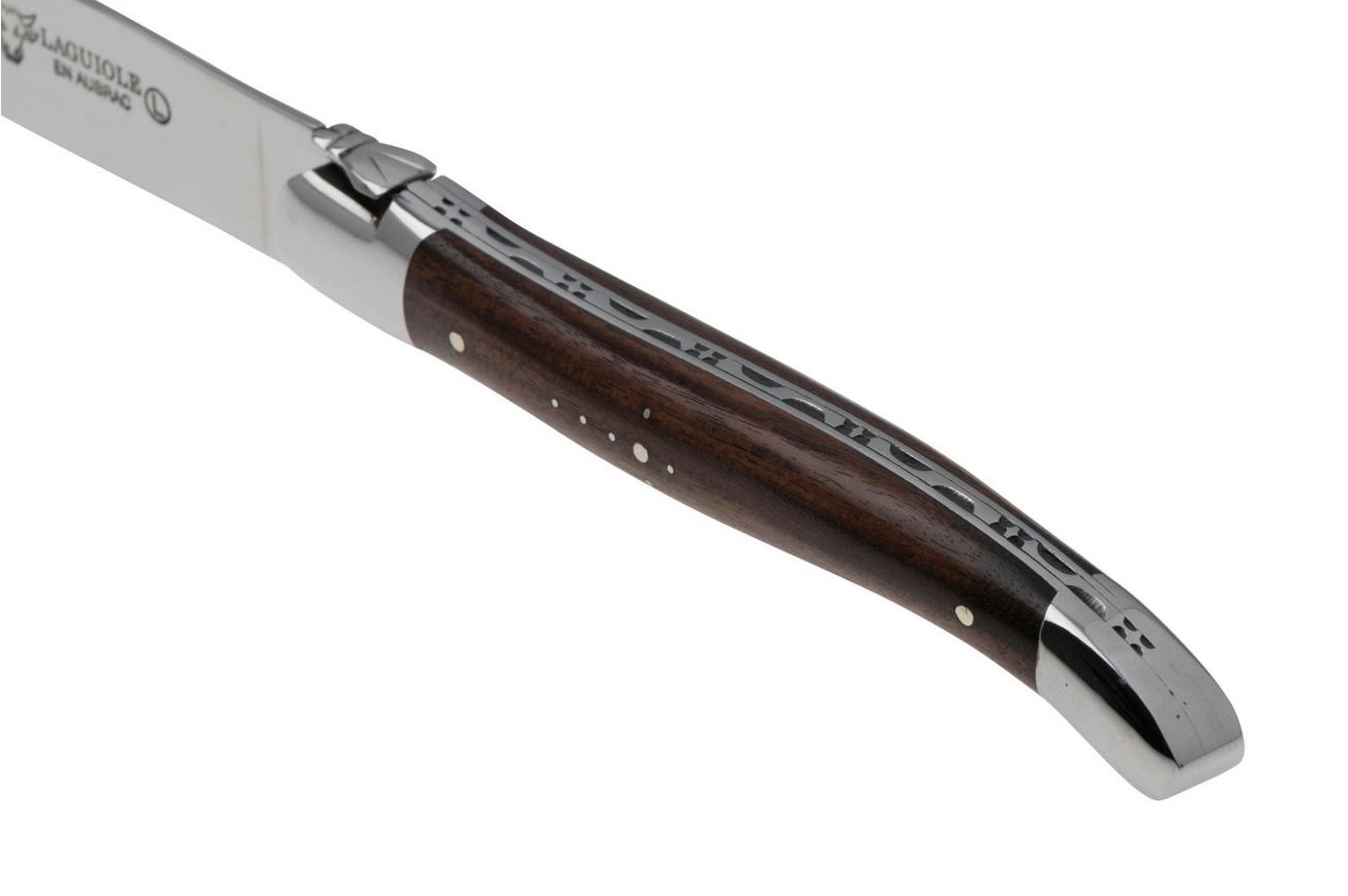 Laguiole en Aubrac Steak Knives 42C99BFIHK Stainless Steel, French Wood, 4-delige steakmessenset