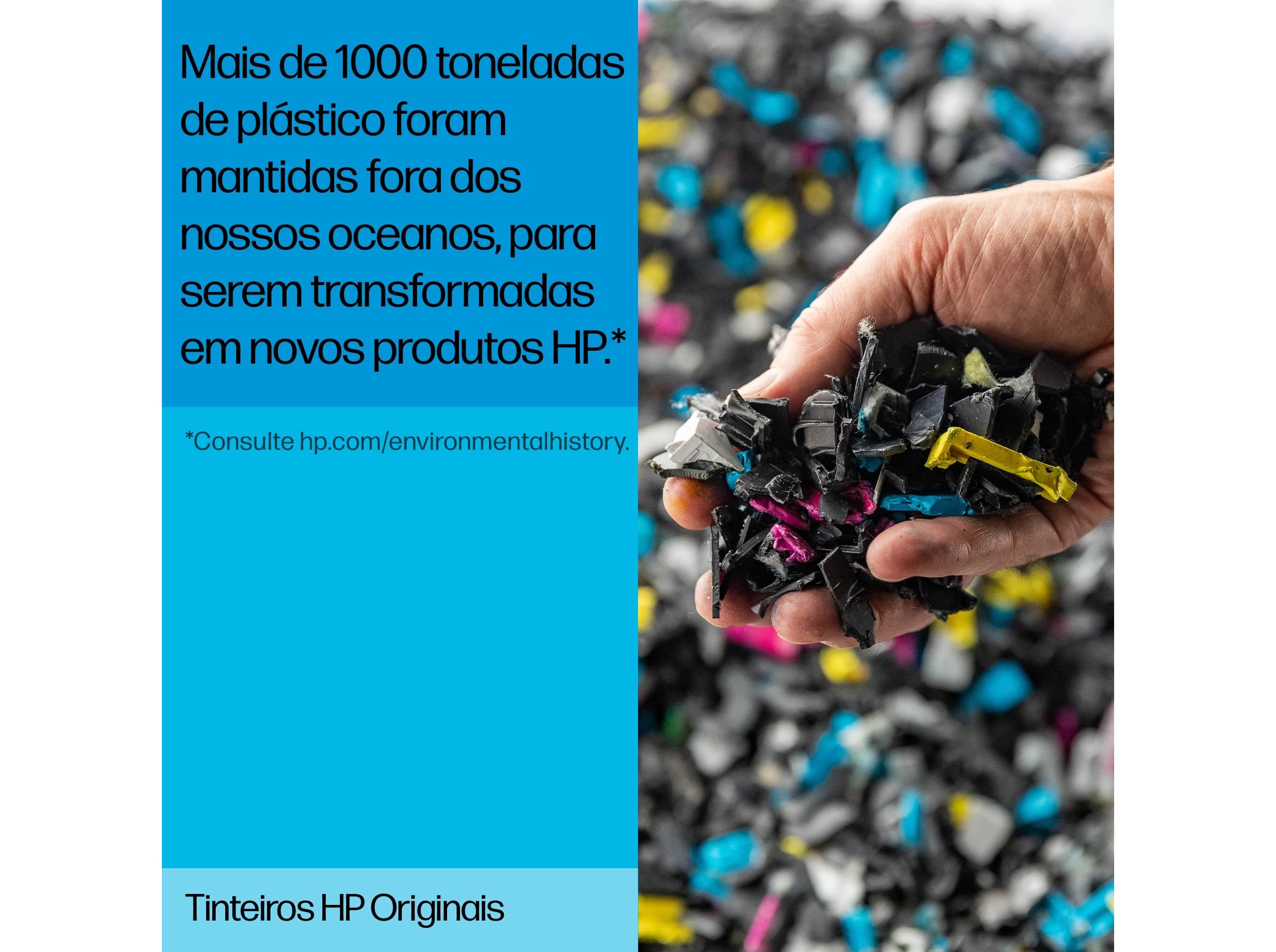 TINTEIRO ORIGINAL HP 301 TRI-COLOR