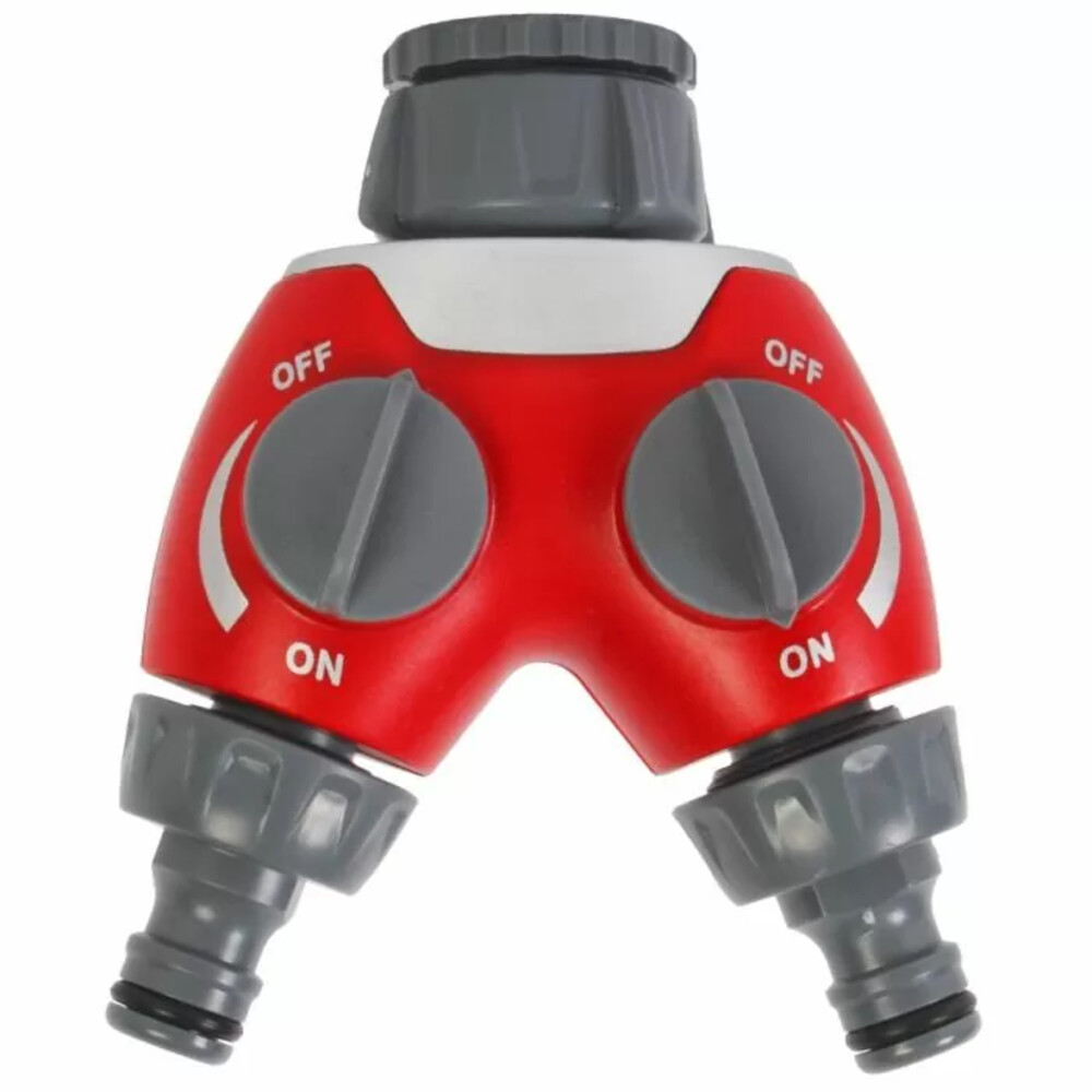 Talentools 2-Weg Waterverdeler Grijs