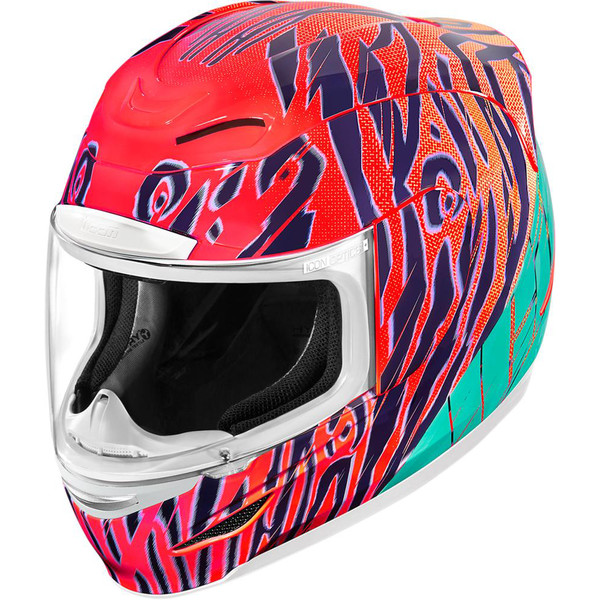 Icon - Casque Airmada Wildchild Orange / Noir / Bleu