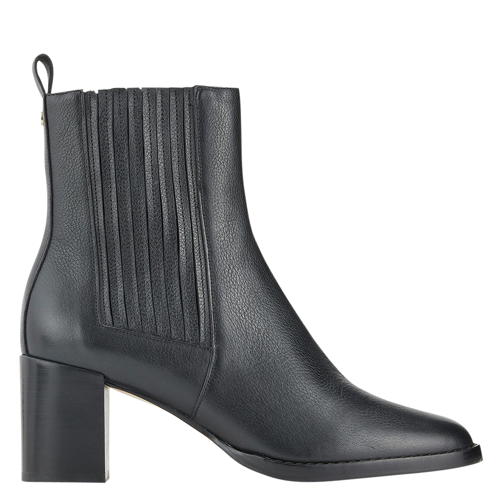 BELLA - Bottines à talons en cuir | Noir