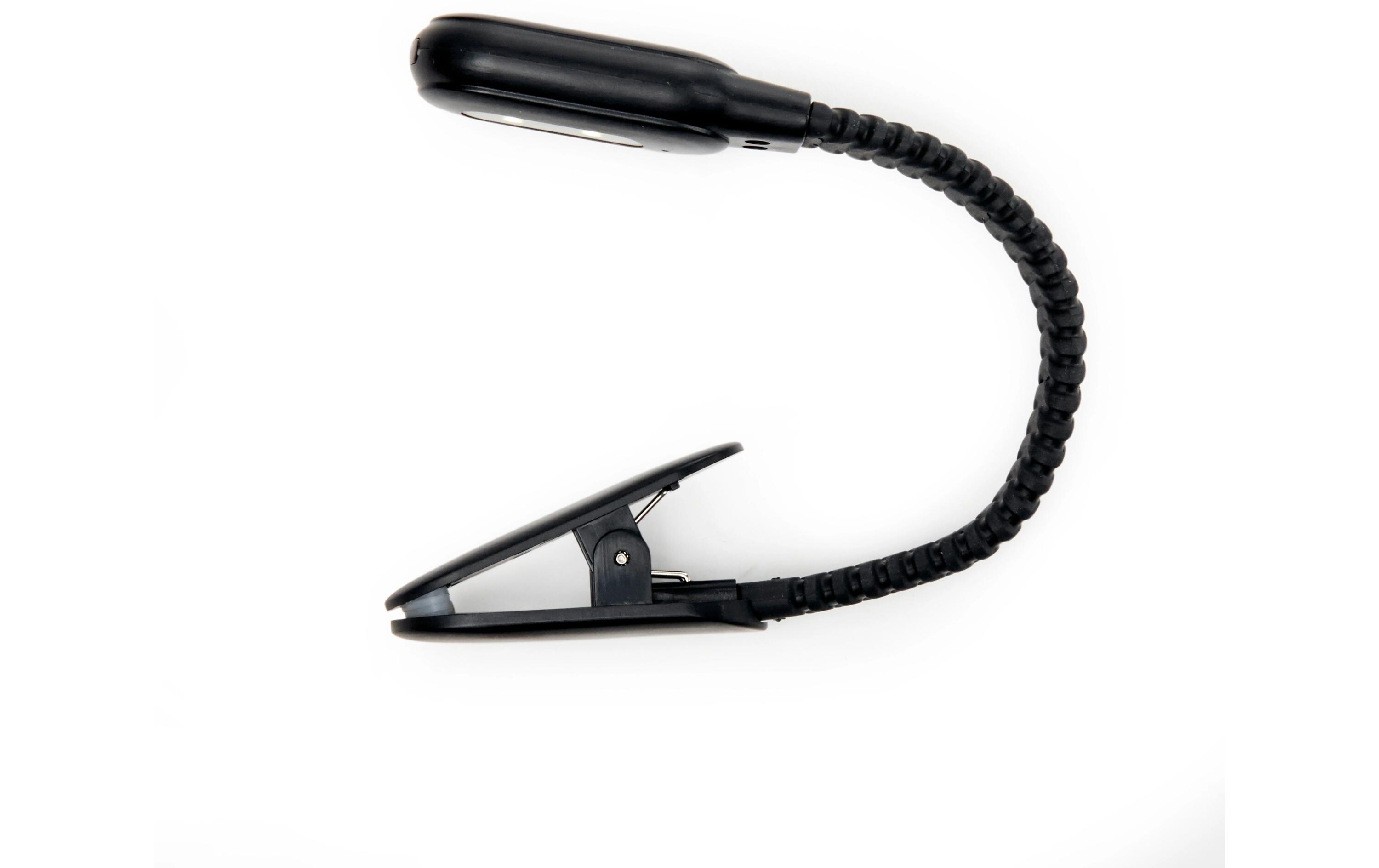 Leselicht SchwarzKompakte Leselampe mit USB-Ladefunktion