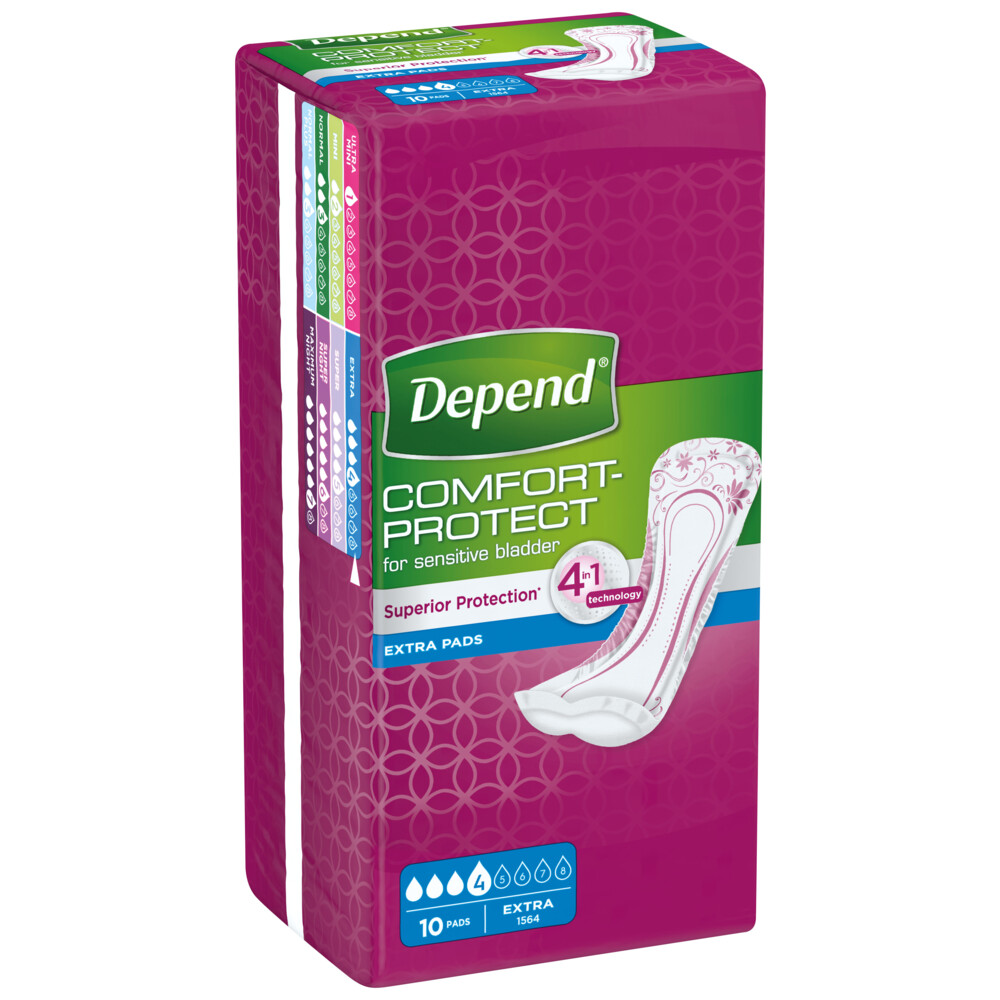 Depend Pads Extra 10 stuks