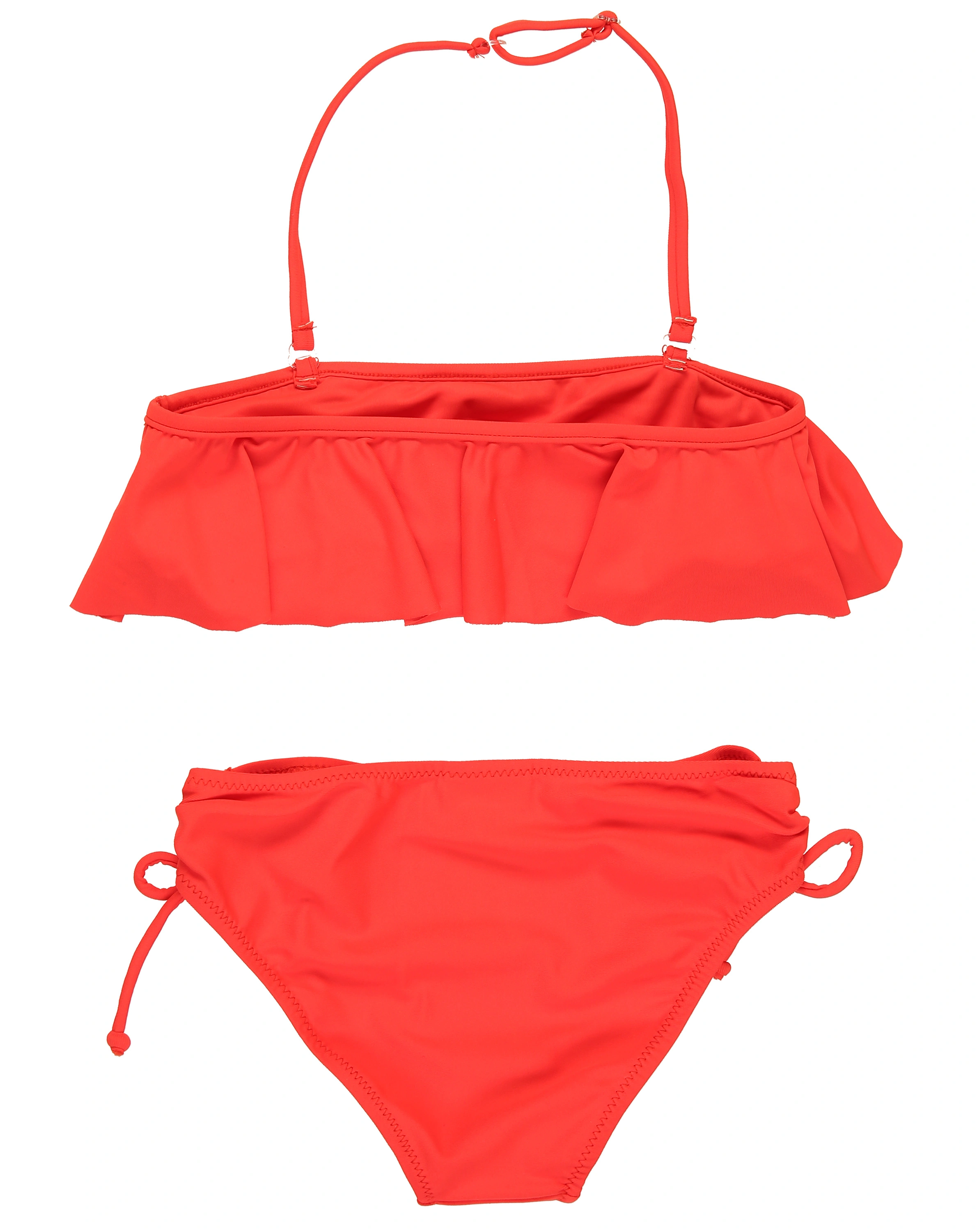 Bikini BEACH mit Rüschen in rot