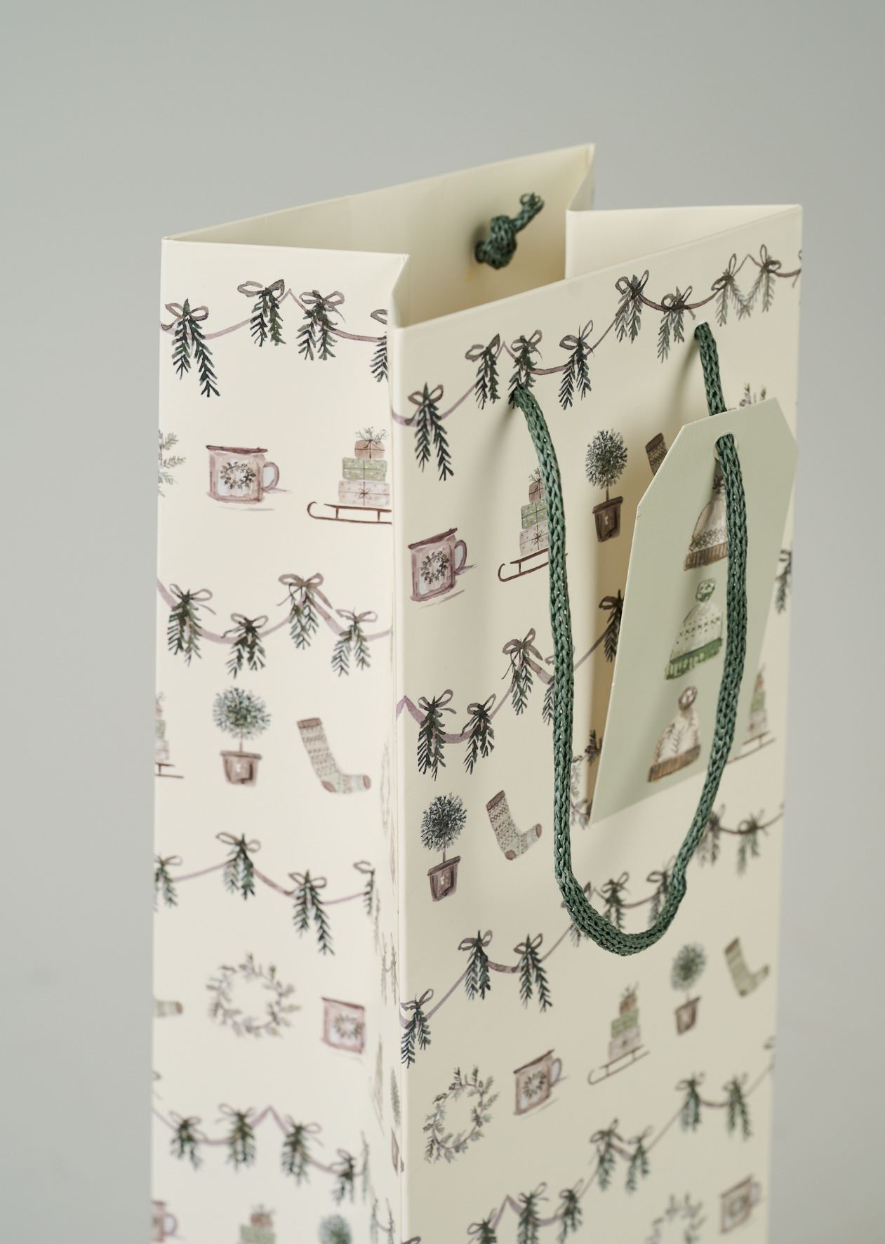 Flaskepose offwhite - 12x36x10 cm