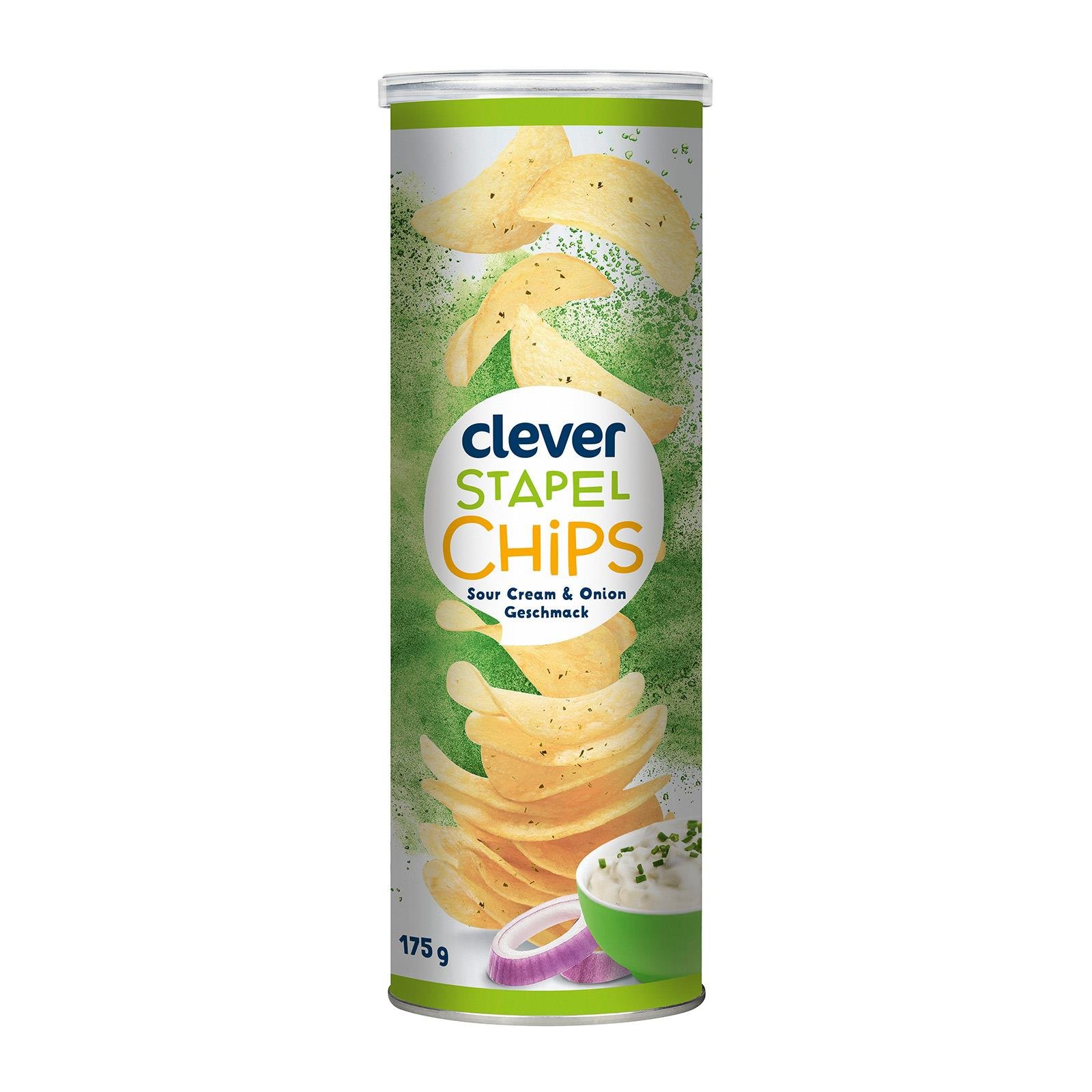 Clever Stapelchips Sour Cream & Onion