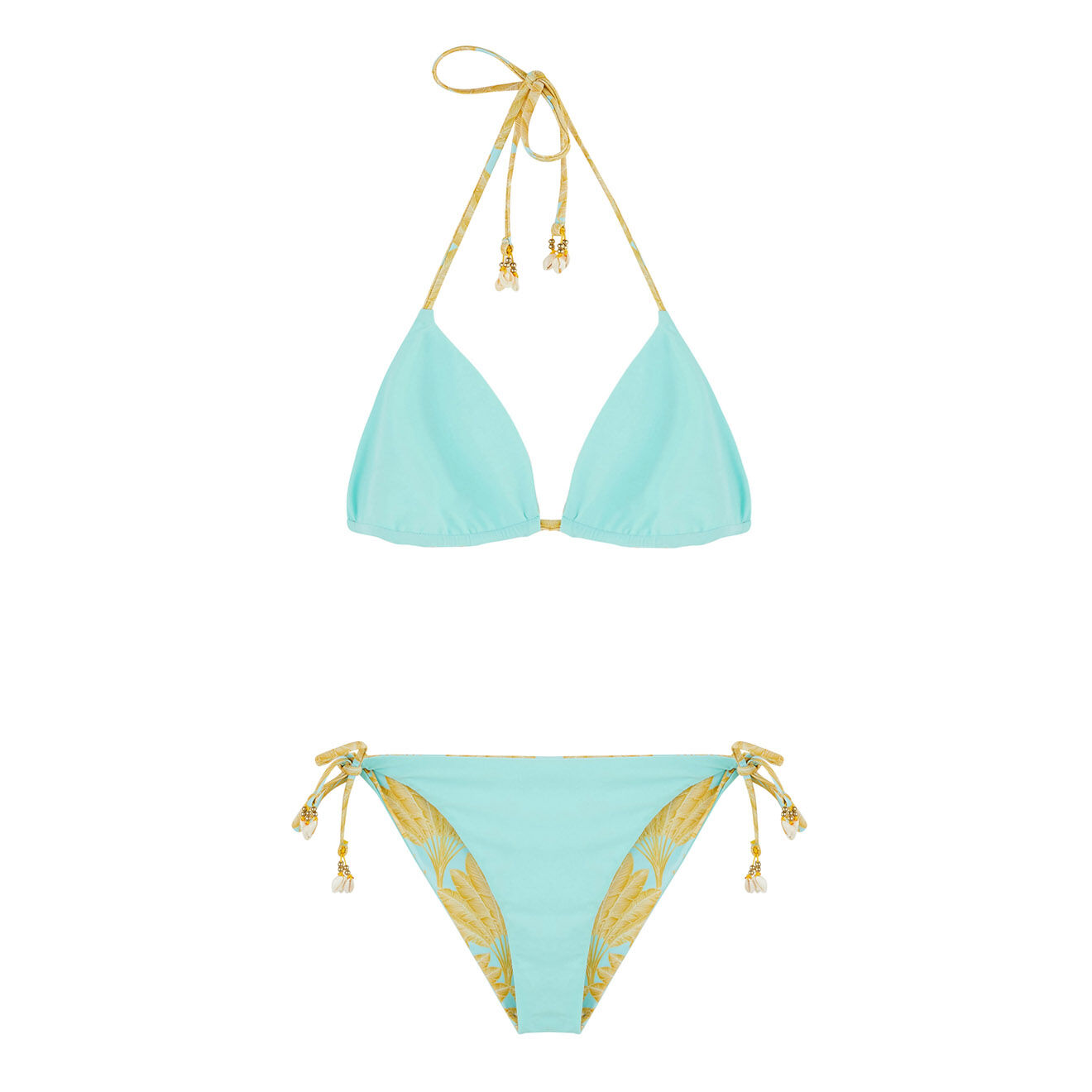 Wild Maillot de bain 2 pièces Jack jaune/océan