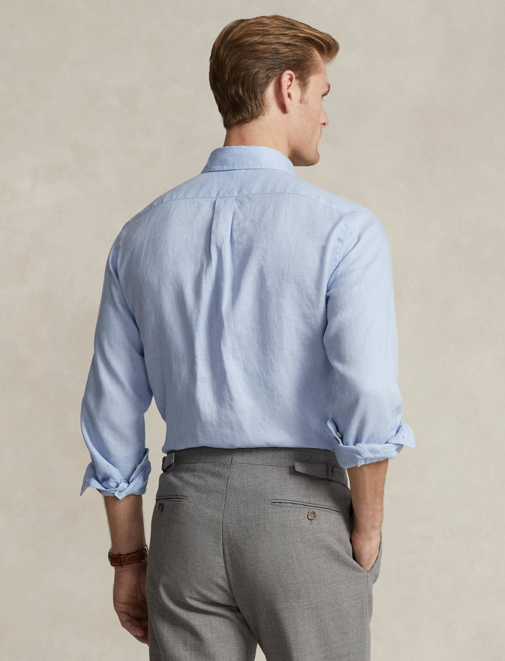 Polo Ralph Lauren| Herren Leinenhemd Slim Fit Langarm