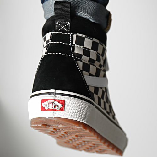Baskets Sk8 Hi MTE HZYA04 Black White Checkerboard