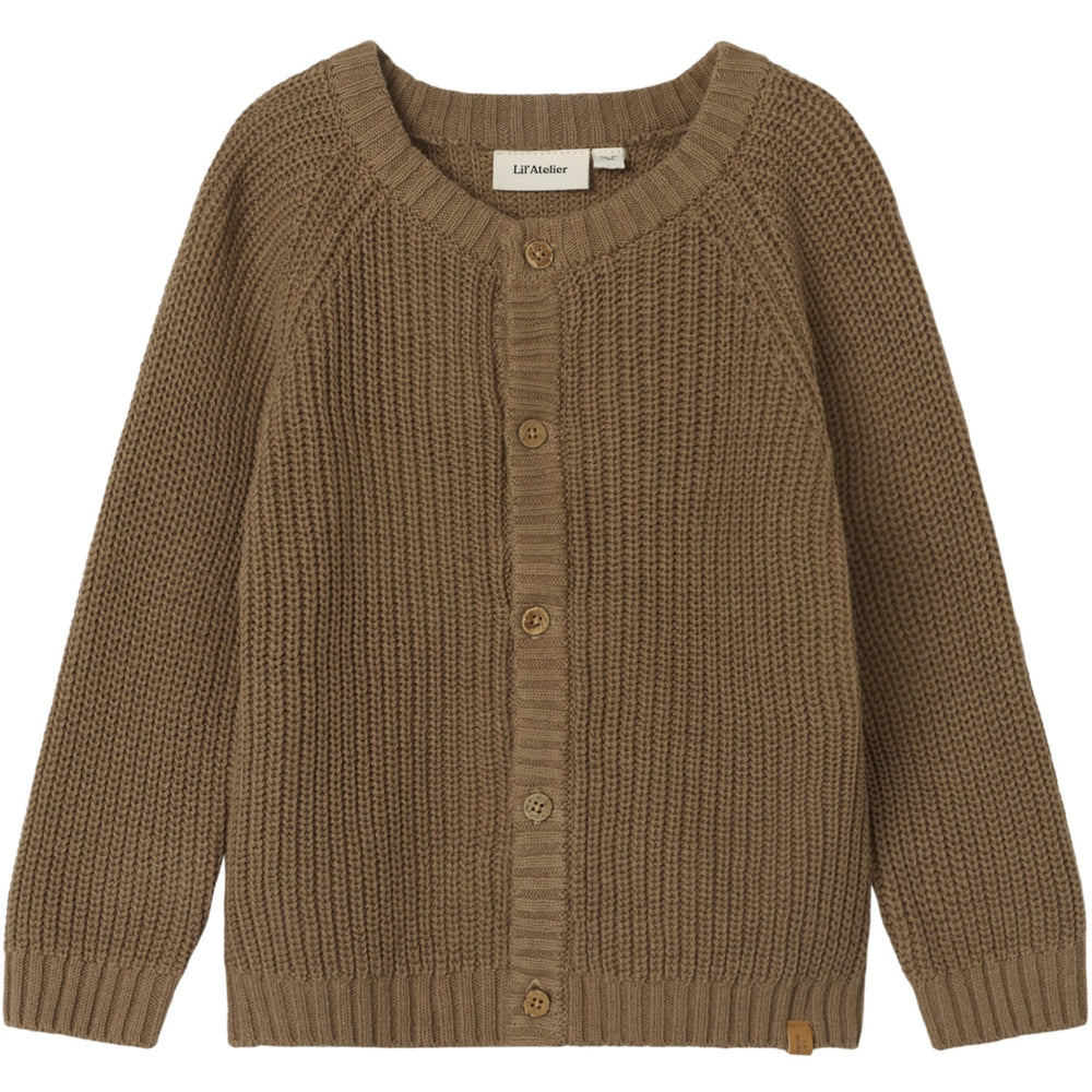 Køb Lil'Atelier Sepia Tint Emlen Lin Strik Cardigan Noos