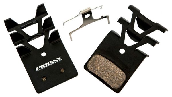 Plaquette de frein vtt pour Shimano type ice tech xt m8000-m785 - xtr m9000-m985 slx m7000-m666-m675 (fibrax semi-metal avec ailettes refroidissement)