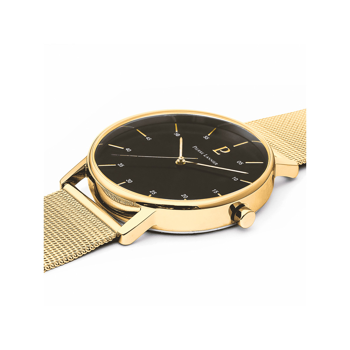 Montre PIERRE LANNIER Cityline homme bracelet acier doré