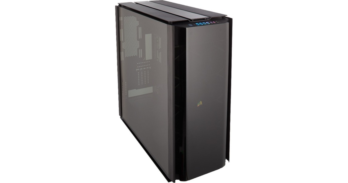 CorsairObsidian 1000D big tower behuizing  (Zwart | 4x USB-A | 2x USB-C | Window)