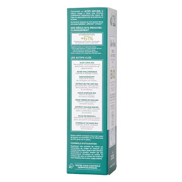 Creme Anti-Rugas Orgânico de Aloe Vera MKL Green Nature 40ml