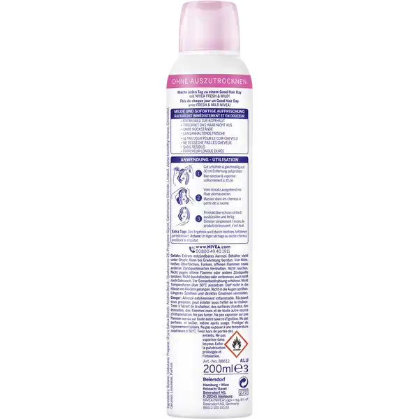Fresh & Mild Trockenshampoo mittlere Haartöne