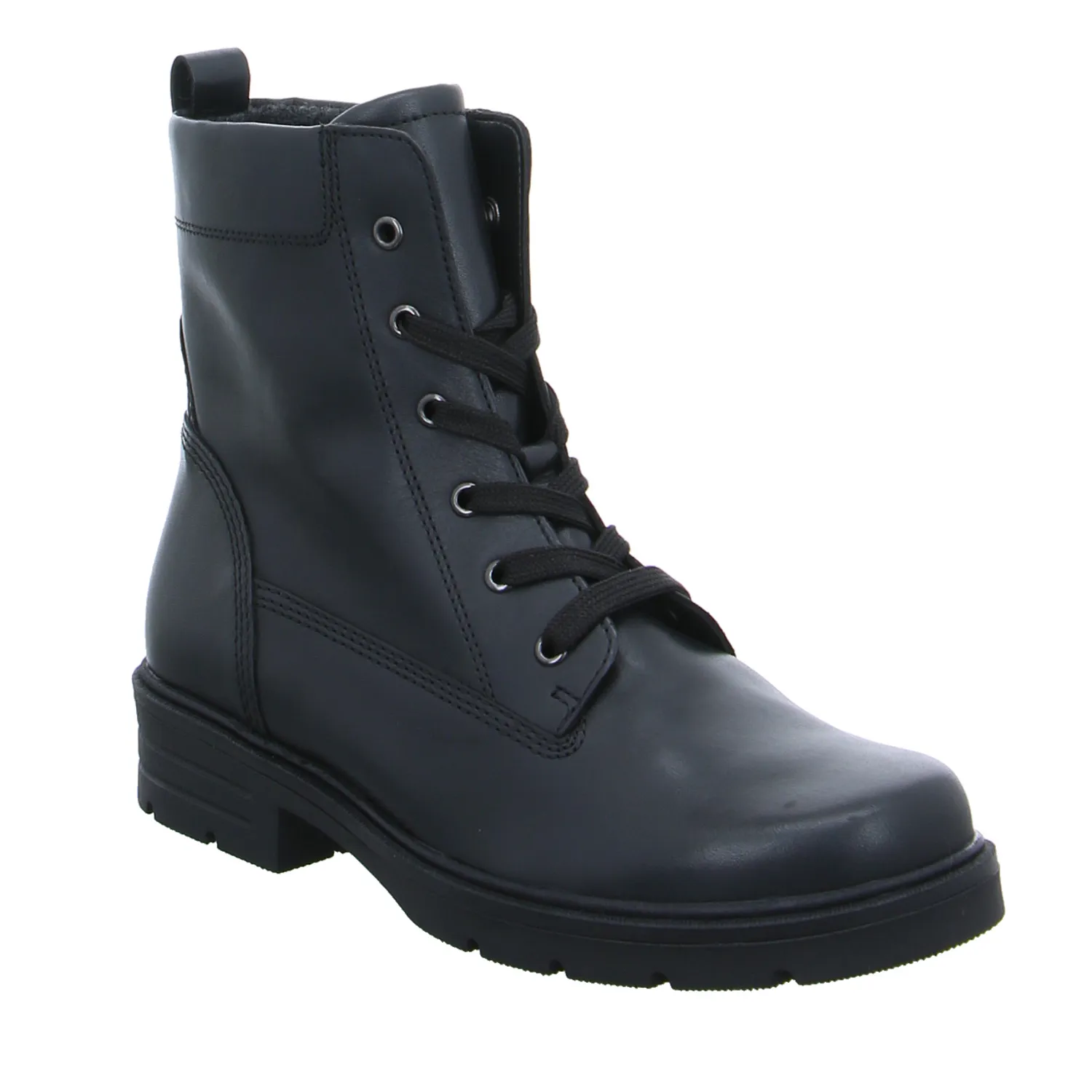 GABOR Boot Schwarz Leder
