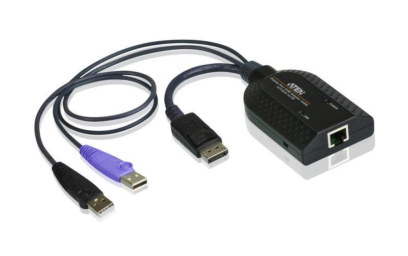 KVM-Kabel KA7169, Displayport&USB<br>USB-DisplayPort-Virtual-Media-KVM-Adapter mit Chipkartenunterstützung
