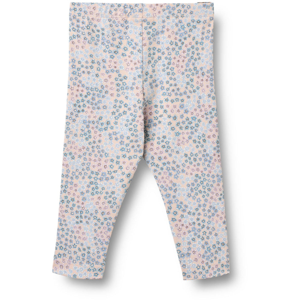 Køb Wheat Powder Blue Flowers Jersey Leggings Jules