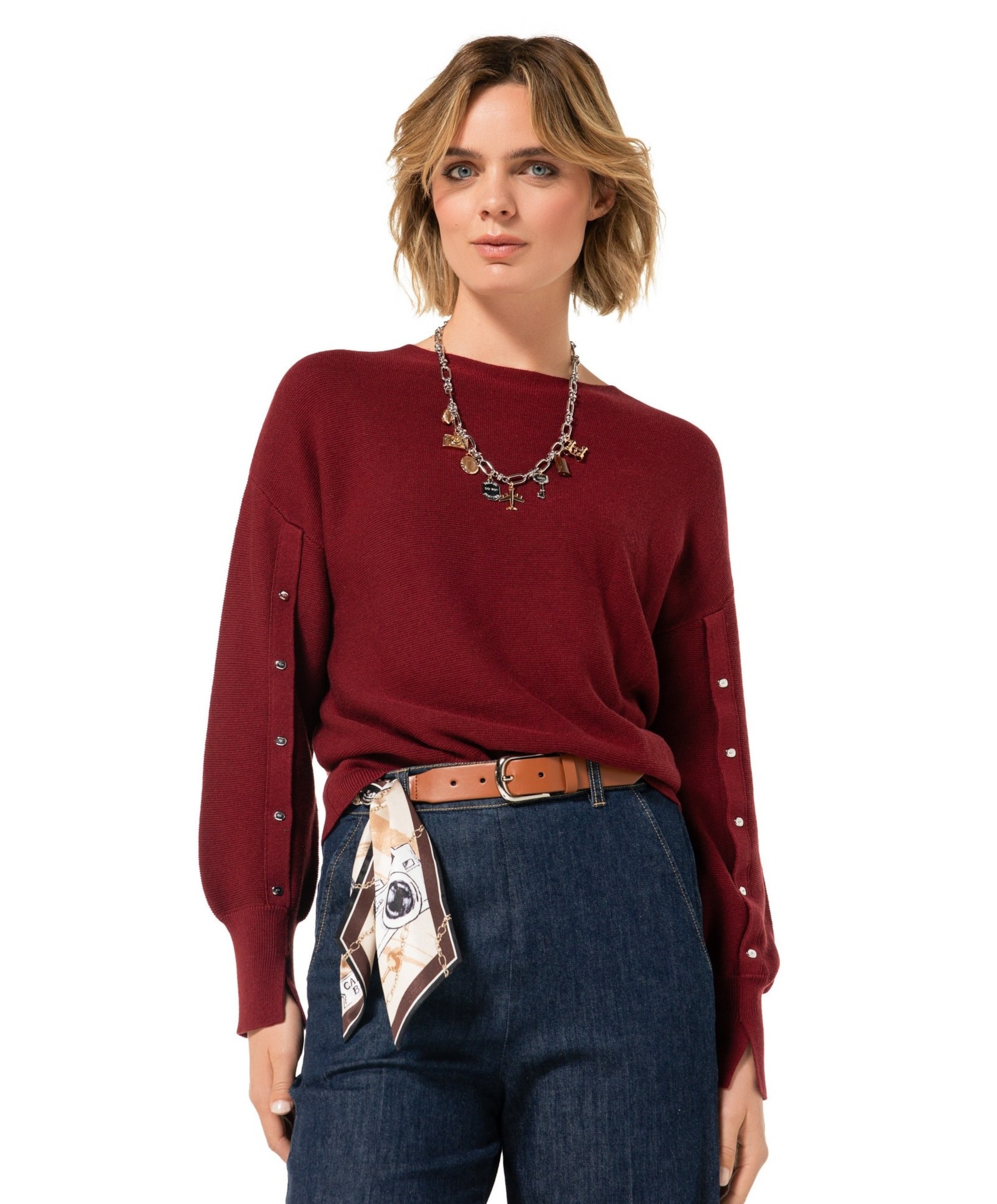 Caroline Biss Dames trui bordeaux