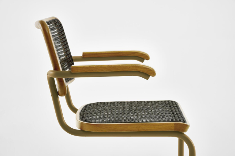 Thonet S64 V eetkamerstoel Dark Melange Black