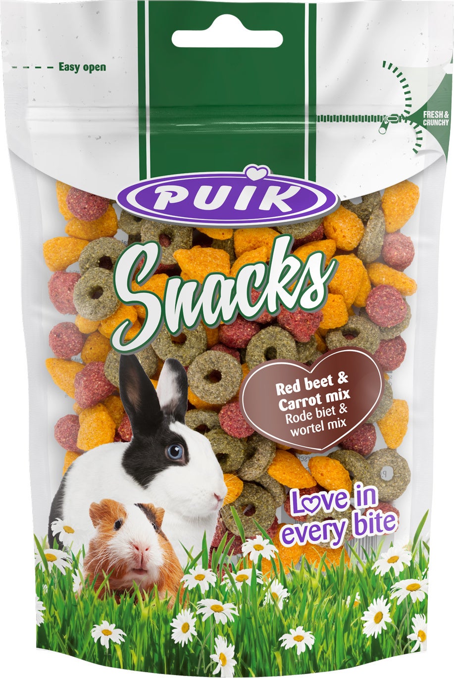 Puik Snacks Rode Biet & Wortel Mix 130 g
