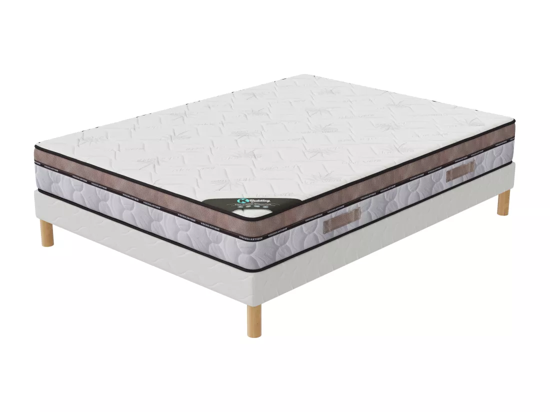 NATURA |Ensemble Matelas 160x200 Memory Hauteur 22cm