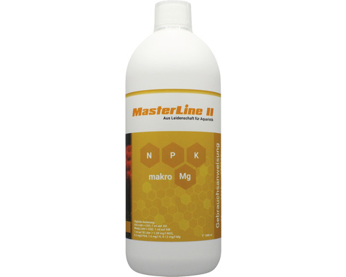 MasterLine II 1000 ml macronutriënten combinatiemeststof voor aquariumplanten