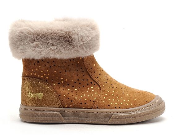 Bopy boots bottine enfant odessa marron