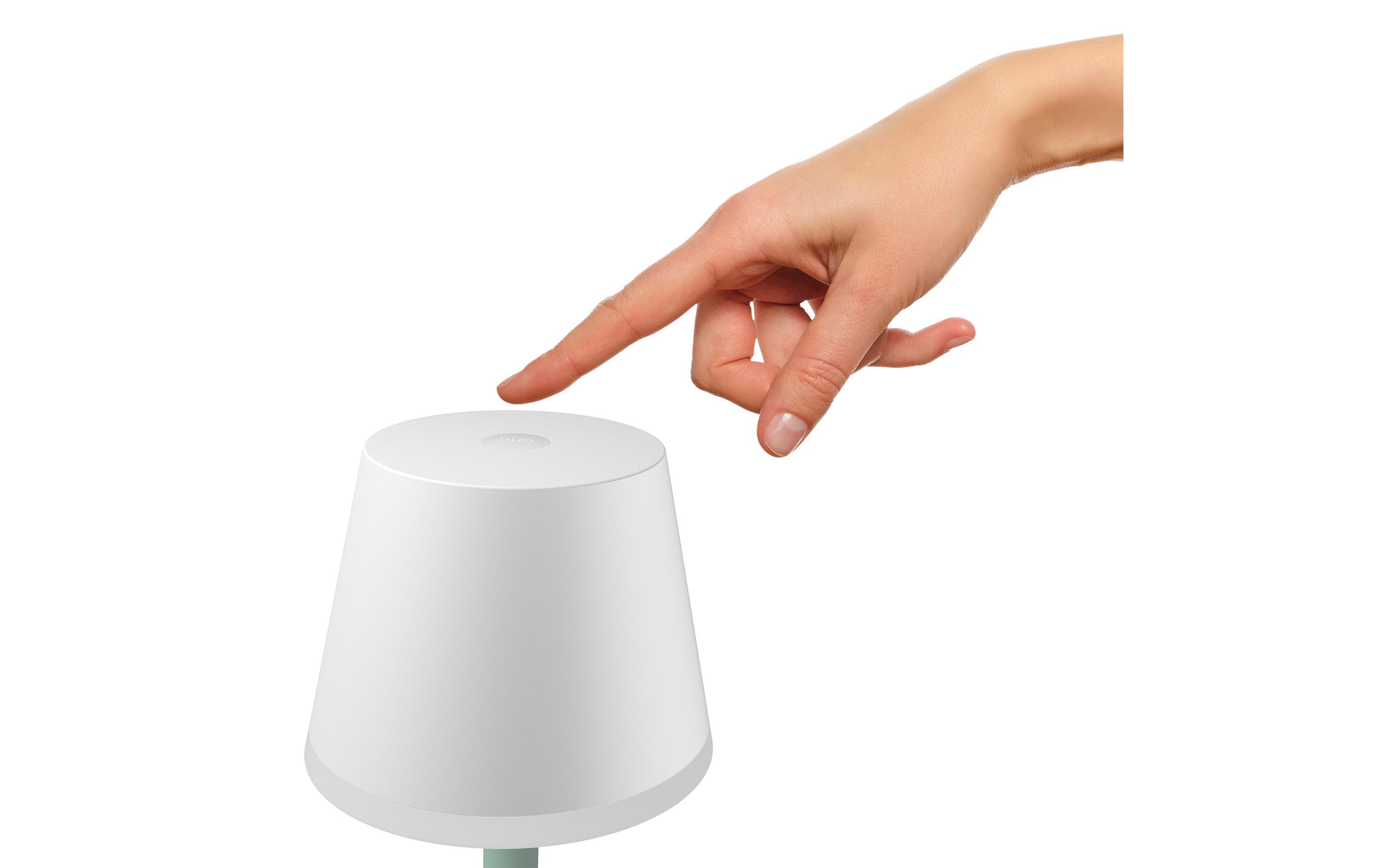 White & Col. Amb. Go Tragbare Tischleuchte weiss 370 lm<br>Tragbare intelligente Tischleuchte für den Aussenbereich (IP54)