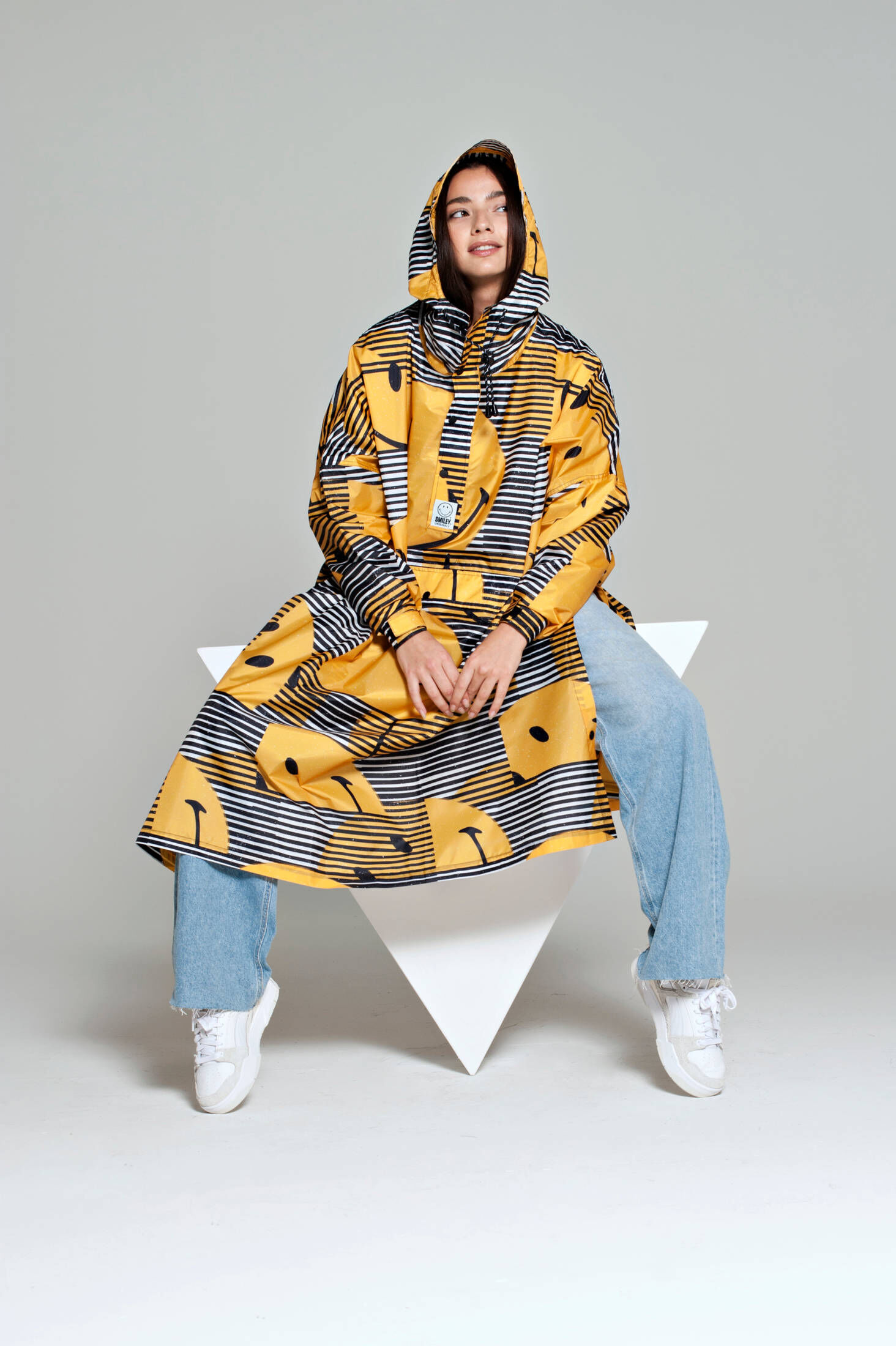 RAINKISS| Damen Regenponcho SUNSET SMILEY