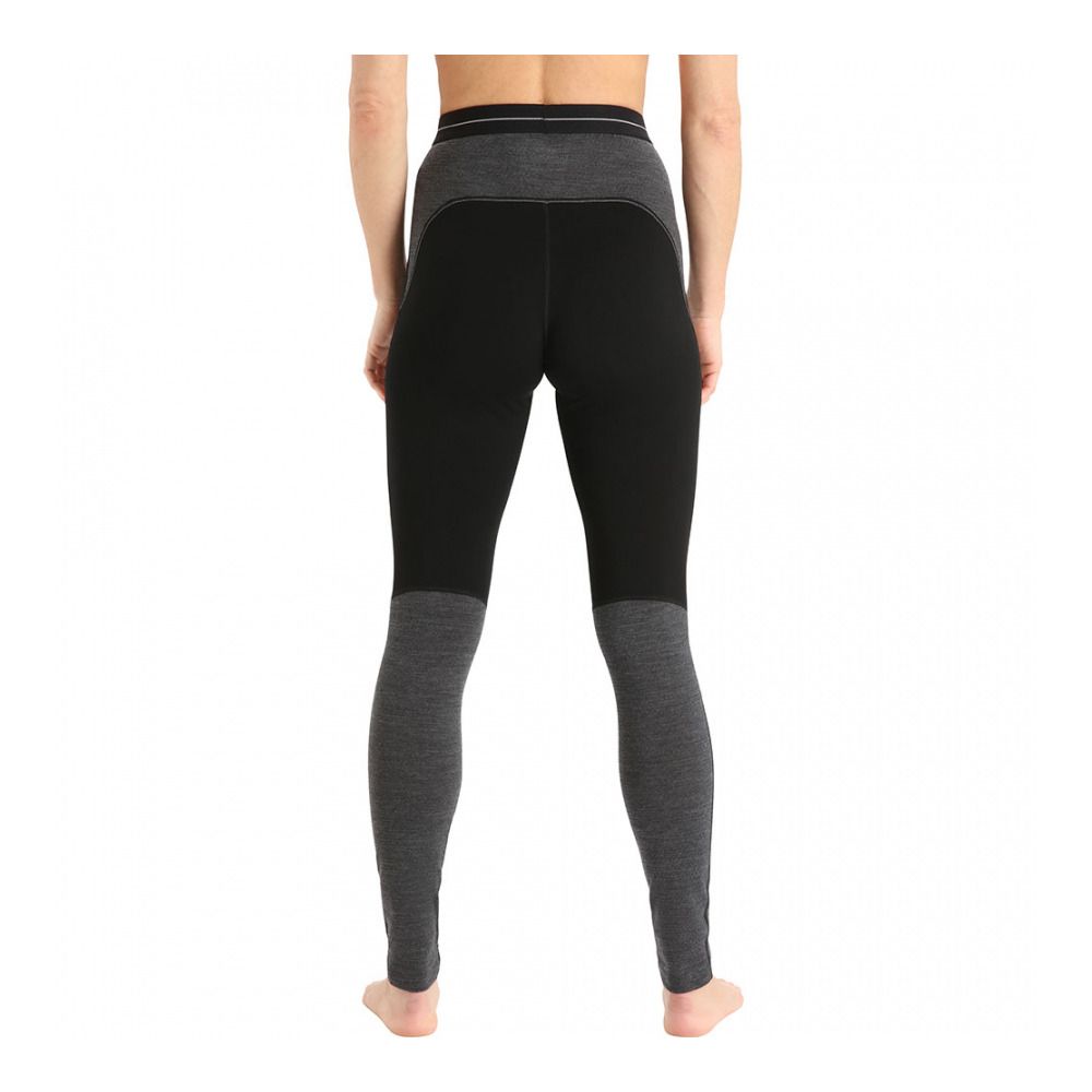 Icebreaker ZONEKNIT 200 - Sous-couche Femme black/jet hthr/cb